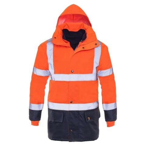 PROLUMO 5IN1 KURTKA OCIEPLANA POMARAŃCZOWA HVP ROZM. L