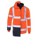 PROLUMO 5IN1 KURTKA OCIEPLANA POMARAŃCZOWA HVP ROZM. L