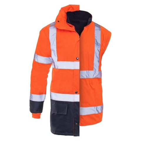 PROLUMO 5IN1 KURTKA OCIEPLANA POMARAŃCZOWA HVP ROZM. XL