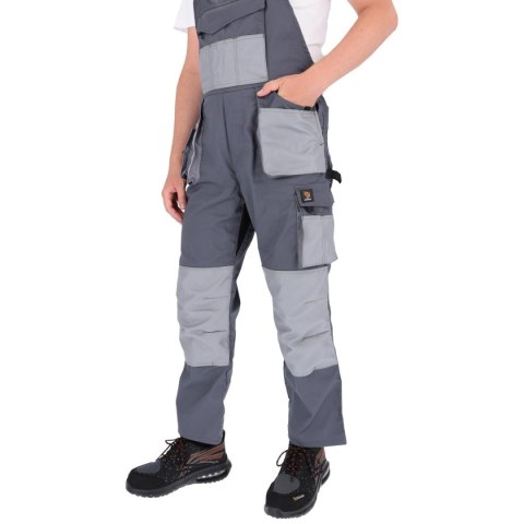 SPODNIE OGRODNICZKI PROMAN STRETCH 250 SZARY ROZM. 48