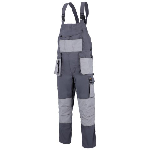 SPODNIE OGRODNICZKI PROMAN STRETCH 250 SZARY ROZM. 62