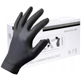 RĘKAWICE DIAGNOSTYCZNE NITRYLOWE CZARNE 100 SZT ROZM. XL