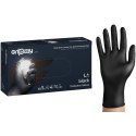 RĘKAWICE OCHRONNE, NITRYLOWE BEZPUDROWE CZARNE 50 SZT. - GRIPZZLY ROZM. XL