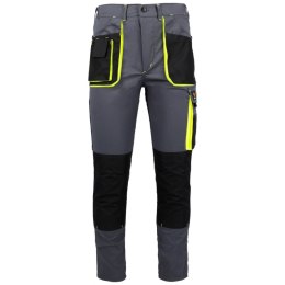 SPODNIE DO PASA PROMAN STRETCH 250 SZARY ŻÓŁTY