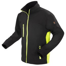 SOFTSHELL KURTKA CZARNO ŻÓŁTA ROZM. XXXL
