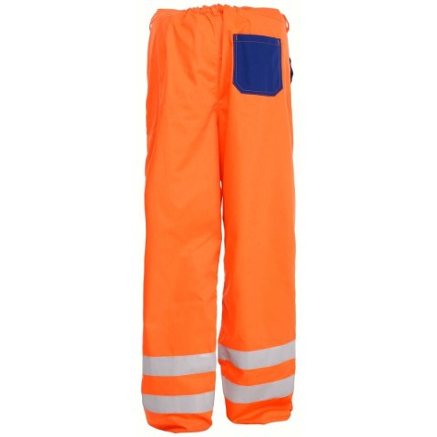 SPODNIE ROBOCZE OSTRZEGAWCZE DO PASA - POMARAŃCZ - ROZM. 58