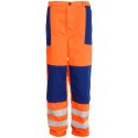SPODNIE ROBOCZE OSTRZEGAWCZE DO PASA - POMARAŃCZOWE