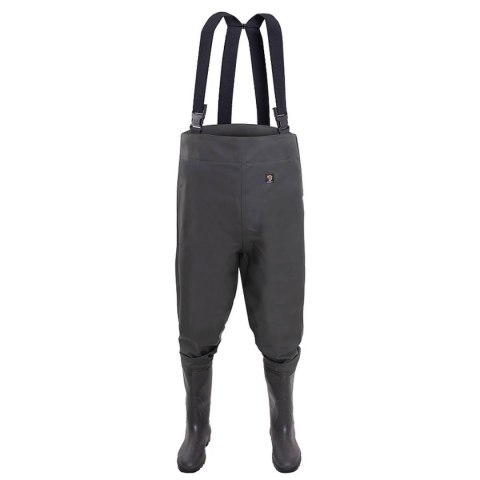 SPODNIOBUTY DŁUGIE FISHER CHEST WADERS OLIWKOWE ROZM.43