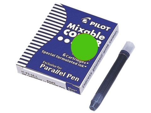 Naboje PARALLEL zielony IC-P3-S6-G PILOT