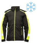 OCIEPLANY SOFTSHELL RIVAL - Czarny/seledyn S