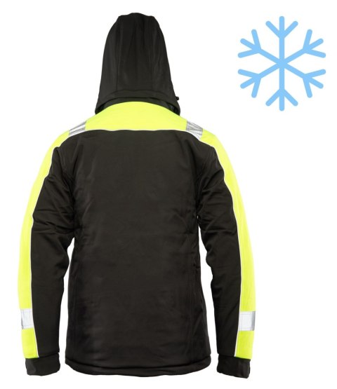OCIEPLANY SOFTSHELL RIVAL - Czarny/seledyn S