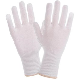 RĘKAWICE OCHRONNE BAWEŁNIANO POLIESTROWE X-WHITE rozm.7