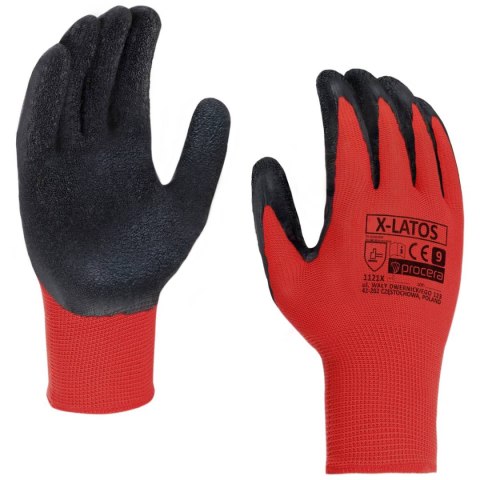 RĘKAWICE OCHRONNE POWLEKANE LATEKSEM X-LATOS ROZM.11