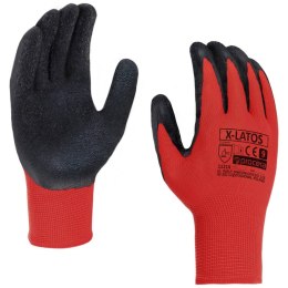 RĘKAWICE OCHRONNE POWLEKANE LATEKSEM X-LATOS ROZM. 8