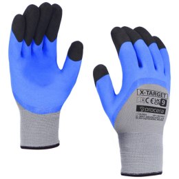 RĘKAWICE OCHRONNE POWLEKANE LATEKSEM X-TARGET ROZM. 8