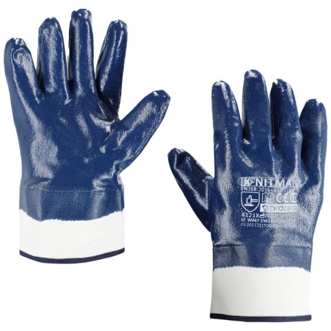 RĘKAWICE OCHRONNE POWLEKANE NITRYLEM X-NITMAN ROZM. 10