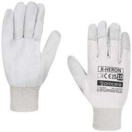 RĘKAWICE OCHRONNE WZMOCNIONE KOZIĄ SKÓRĄ X-HERON ROZM. 9