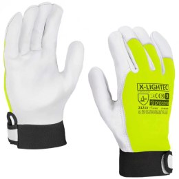 RĘKAWICE OCHRONNE WZMOCNIONE KOZIĄ SKÓRĄ X-LIGHTEC ROZM. 9