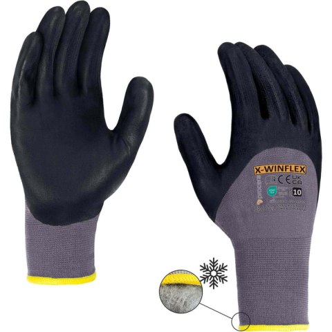 REKAWICE OCIEPLANE POWLEKANE NITRYLEM X-WINFLEX ROZM. 10
