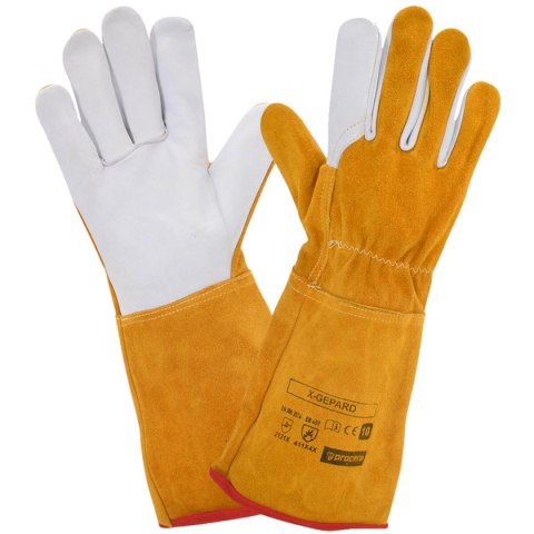 RĘKAWICE SKÓRZANE SPAWALNICZE X-GEPARD ROZM. 10