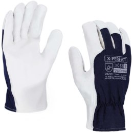 RĘKAWICE WZMOCNIONE KOZIĄ SKÓRĄ X-PERFECT ROZM. 9