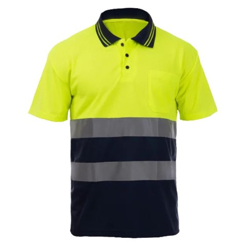T-SHIRT POLO VISPOL YELLOW ROZM. XXL