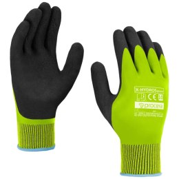 RĘKAWICE OCHRONNE PODWÓJNIE POWLEKANE LATEKSEM X-HYDROS GREEN