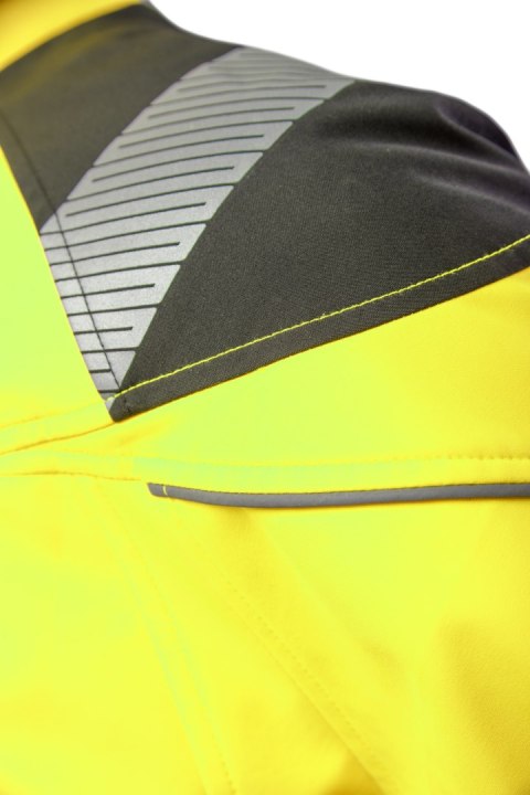 SEVEN KINGS FLASH KURTKA SOFTSHELL OCIEPLANY HIVI SKF007 ŻÓŁTY - Żółty (_y) 4XL.