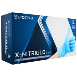 X-NITRIGLO BLUE RĘKAWICE NITRYLOWE NIEBIESKIE 100 SZT