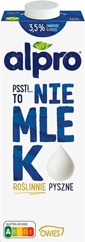 Napój roślinny ALPRO NIE MLEK 3,5% 1L niesłodzone, bez laktozy, roślinne