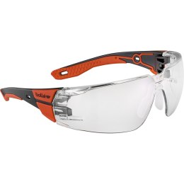 OKULARY OCHRONNE BOLLE RUSH 2.0 (PRZEZROCZYSTE) BLACK/RED
