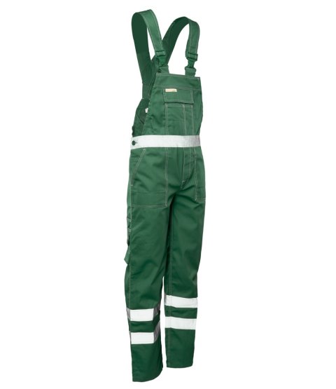 SPODNIE OGRODNICZKI / ODBLASK - Zielony/odbask 17353 62