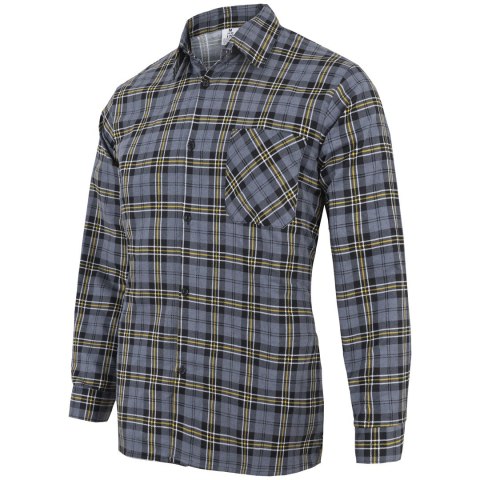 KOSZULA FLANELOWA SZARA