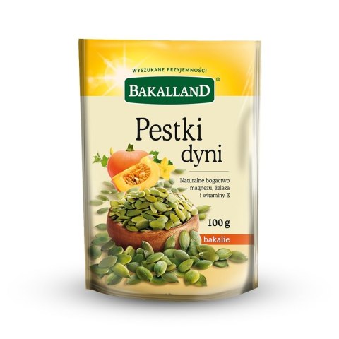 Pestki dyni łuskane 100g BAKALLAND Pestki dyni łuskane 100g BAKALLAND