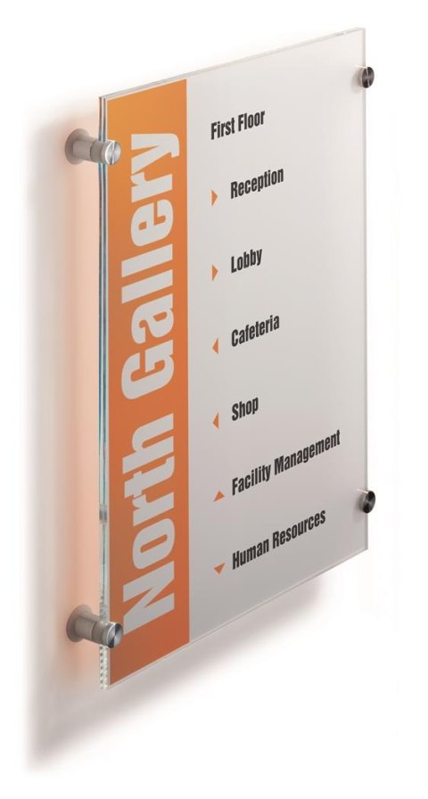 Tabliczka przydrzwiowa informacyjna 297*420, 482619 CRISTAL SIGN A3 DURABLE Tabliczka przydrzwiowa informacyjna 297*420, 482619 CRISTAL SIGN A3 DURABLE