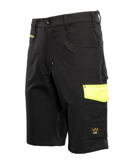 RIVAL SPODNIE KRÓTKIE NYLON CZARNY/ŻÓŁTY - Czarny-Żółty(cy) 46