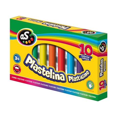 Plastelina AS 10 kolorów, 303219002 ASTRA