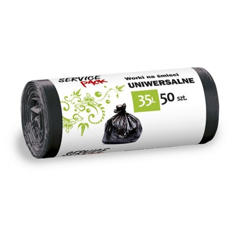 STELLA Worki 35l na śmieci HDLD czarne (50 szt.) ST-HR-033706
