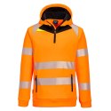 Bluza ostrzegawcza z kapturem DX4 i zamkiem 1/4