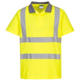 Koszulka ostrzegawcza polo Eco z krótkim rękawem (6 sztuk)