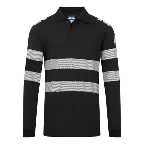 Koszulka trudnopalna Polo z długim rękawem PW3 Modaflame Knit