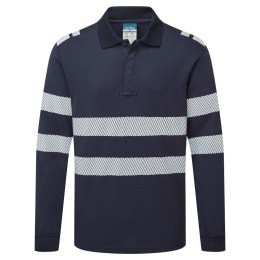 Koszulka trudnopalna Polo z długim rękawem PW3 Modaflame Knit