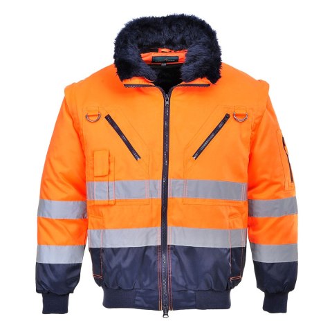 Kurtka ostrzegawcza Pilot 3w1