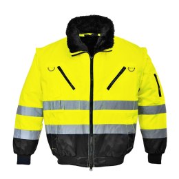 Kurtka ostrzegawcza Pilot 3w1
