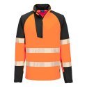 Bluza ostrzegawcza PW3 z zamkiem 1/4