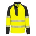 Bluza ostrzegawcza PW3 z zamkiem 1/4