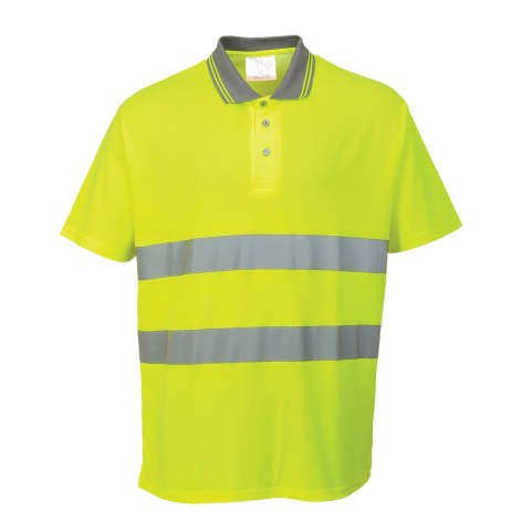 Koszulka ostrzegawcza Polo Cotton Comfort z krótkim rękawem