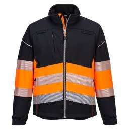 Kurtka ostrzegawcza softshell PW3 klasa 1 (3L)