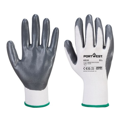 Rękawice Flexo Grip powlekana nitrylem do maszyn vendingowych - 288 par