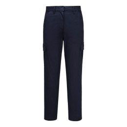 Spodnie damskie cargo stretch